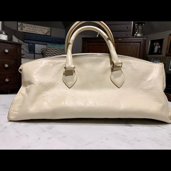 Furla cream leather purse